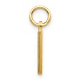 thumbnail image 2 of Diamond2Deal 14K Yellow Gold Satin Letter M Initial Pendant for Women, 2 of 6
