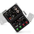 thumbnail image 3 of lionlar Mini Interface Audio USB 16Bit/49 KHz Microphone/guitare 2 Canaux XLR+6.35mm Faible, 3 of 4