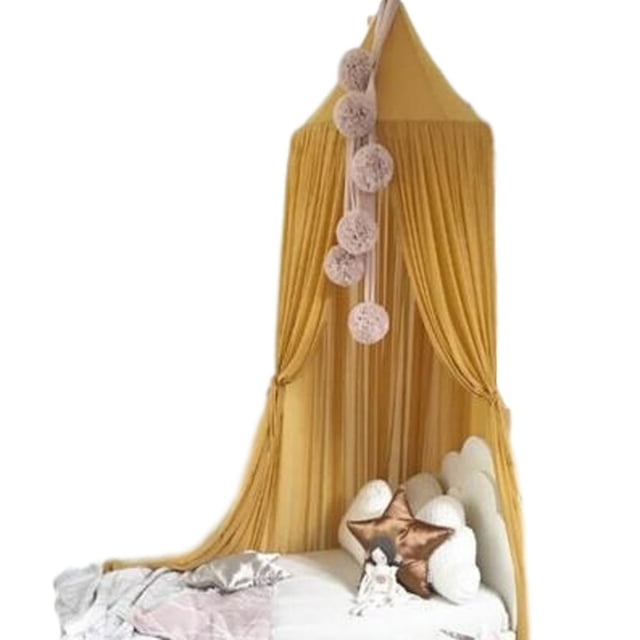Estbridg Dome Princess Bed Canopy Round Lace Mosquito Net Hanging House Netting Curtains
