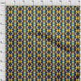 thumbnail image 4 of oneOone Cotton Poplin Yellow Fabric Geometric Craft Projects Decor Fabric Printed By The Yard 42 Inch Wide, 4 of 4