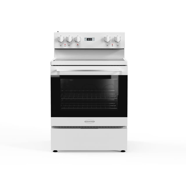 Marathon 30" Smooth Top Electric Range with Steam Clean