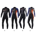thumbnail image 4 of Combinaisons de Plongée 3 mm Caractères Chinois Combinaison de Plongée Maillot de Bain pour Couple Élasticité Protection UV Combinaison de Surf pour Plongée en Apnée Surf Femmes orange m, 4 of 6
