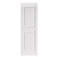 thumbnail image 1 of Premier Raised Panel Exterior Decorative Shutters, White - 15 x 71 in., 1 of 1