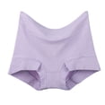 thumbnail image 1 of Panties for Women High Waisted Plus Size Underwear Solid Color Comfy Breathable Womens Boxers, 1 of 1