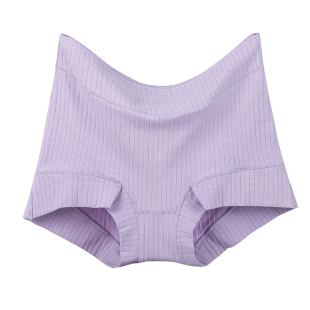 Panties for Women High Waisted Plus Size Underwear Solid Color Comfy Breathable Womens Boxers