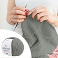 thumbnail image 1 of Vrorvz Premium Hand woven Wool Yarn for Versatile Knitting for Scarves,Hats,Sweaters High Durability and Warmth Soft and Even Texture Wide Color Selection Available, 1 of 6