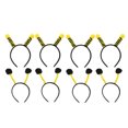 thumbnail image 3 of 8pcs Creative Bee Headband Bee Tentacle Hair Hoops Bee Party Favors Hair Accessory, 3 of 9