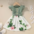 thumbnail image 1 of LSLJS Ensembles pour Tout-Petites Filles Bébé Princess Dresses Robe d'Été Sans Manches Jupes Florales, 1 of 8