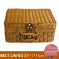 thumbnail image 1 of MesaSe Picnic Basket Large Size Organizer Container Storage Basket With Lid, 1 of 2
