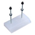 thumbnail image 2 of Skateboard hanger Floating Luxury Acrylic Storage Holder Rack for Bedroom, , Rack Display, Snowboards, Skateboard - White, 2 of 7