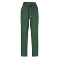 thumbnail image 1 of Birdeem Pantalon Grand Décontracté en Coton Lin Pur à Cordon pour Femmes, 1 of 1