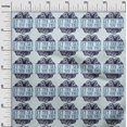 thumbnail image 3 of oneOone Polyester Spandex Medium Blue Fabric Ocean Text With Texture Sewing Material Print Fabric By The Yard 56 Inch Wide, 3 of 4