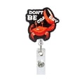 thumbnail image 1 of KER Funny And Cute Badge Reel With Clip Closure For Doctors Teachers Students Workers Etc Cartoon Pattern Badge Workplace Induction Graduation, 1 of 4