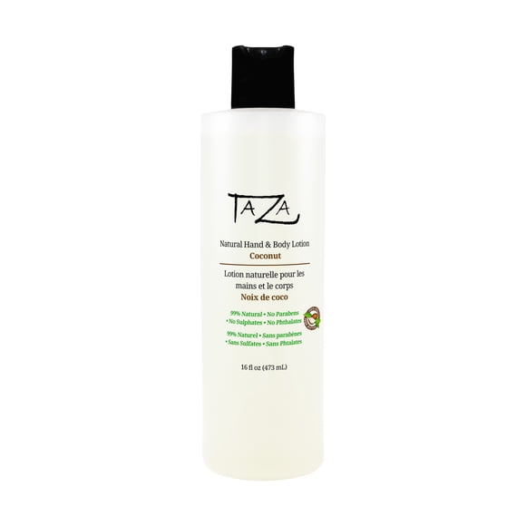 Premium Taza Natural Coconut Hand & Body Lotion