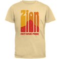 thumbnail image 1 of National Park Retro 70s Color Bars Zion Mens T Shirt, 1 of 1