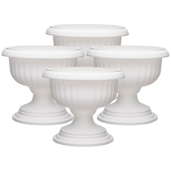 Southern Patio Dynamic Design Outdoor Resin Grecian Urn Planter Pot (4 Set)
