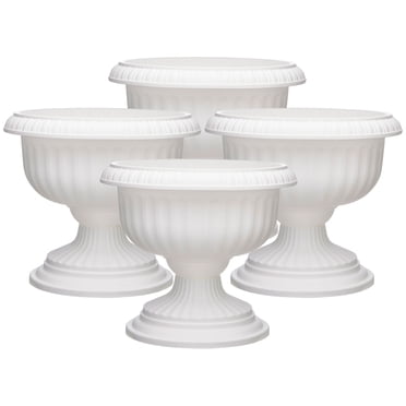 Southern Patio Dynamic Design Outdoor Resin Grecian Urn Planter Pot (4 Set)