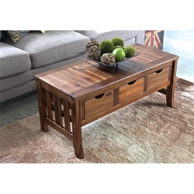 International Caravan Highland Table Basse de Patio Intérieur/extérieur