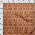 thumbnail image 2 of oneOone Silk Tabby Fabric Leaves|Floral & Paisley Block Print Sewing Fabric BTY 42 Inch Wide, 2 of 4