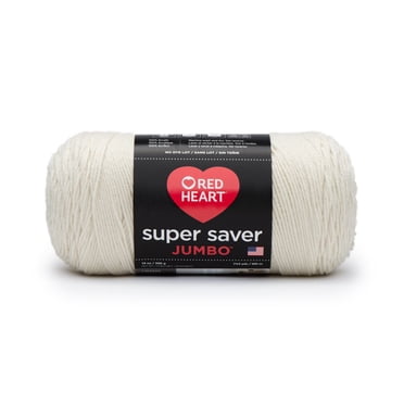 Red Heart® Fil Jumbo Super Saver®, Acrylique #4 Moyen, 14oz/396g, 744 Yards