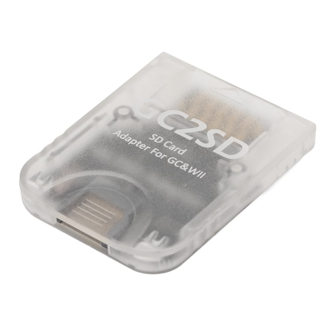 Sd Card Reader, Portable Professional Game Console Micro Storage Card Adapter Memory Card Reader Adapter with GC2SD Card Reader Plug and Play for for GC