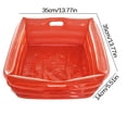 thumbnail image 3 of HOARBOEG PVC Inflatable Footbath Outdoor Portable Foldable Inflatable Water Basin Storage Basin, 3 of 6