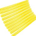 thumbnail image 1 of KW-trio Plastic Loose Leaf Binders, ABS, Ring Binding Spines, with 30-Hole Design, Assorted Colors, 10 Count, 1 of 8