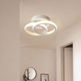thumbnail image 2 of LED Ceiling Light Lighting Fixture Flush Mount Ceiling Lamp Modern Simple for Entrance Aisle warm 24×16×12.5cm, 2 of 8