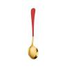 thumbnail image 1 of PEONAVET Cuillère en Acier Inoxydable Cuillère en Acier Inoxydable Cuillère à Soupe Mignonne Cuillère de Table pour la Maison Cuillère à Dessert Cuillère à Melon D\'eau Cuillère Ronde à Long Manche, 1 of 5