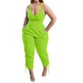 thumbnail image 1 of B91xZ Salopette Ample pour Femmes avec Poches, Vert TG, 1 of 5
