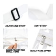 thumbnail image 3 of Transparent Messenger Bag Inner Pocket and Shoulder Strap Sports Events Music Festival Stadium Inspection-Free Bag Beach Bag, 3 of 8