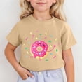 thumbnail image 2 of Tunique Chat et Enfants Imprimé Mignon Manches Courtes Col Rond T-Shirt, 2 of 4