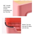 thumbnail image 3 of maskred Children's support multi Functional articles articles children's foot washing step stool household children's stool pink single layer, 3 of 6
