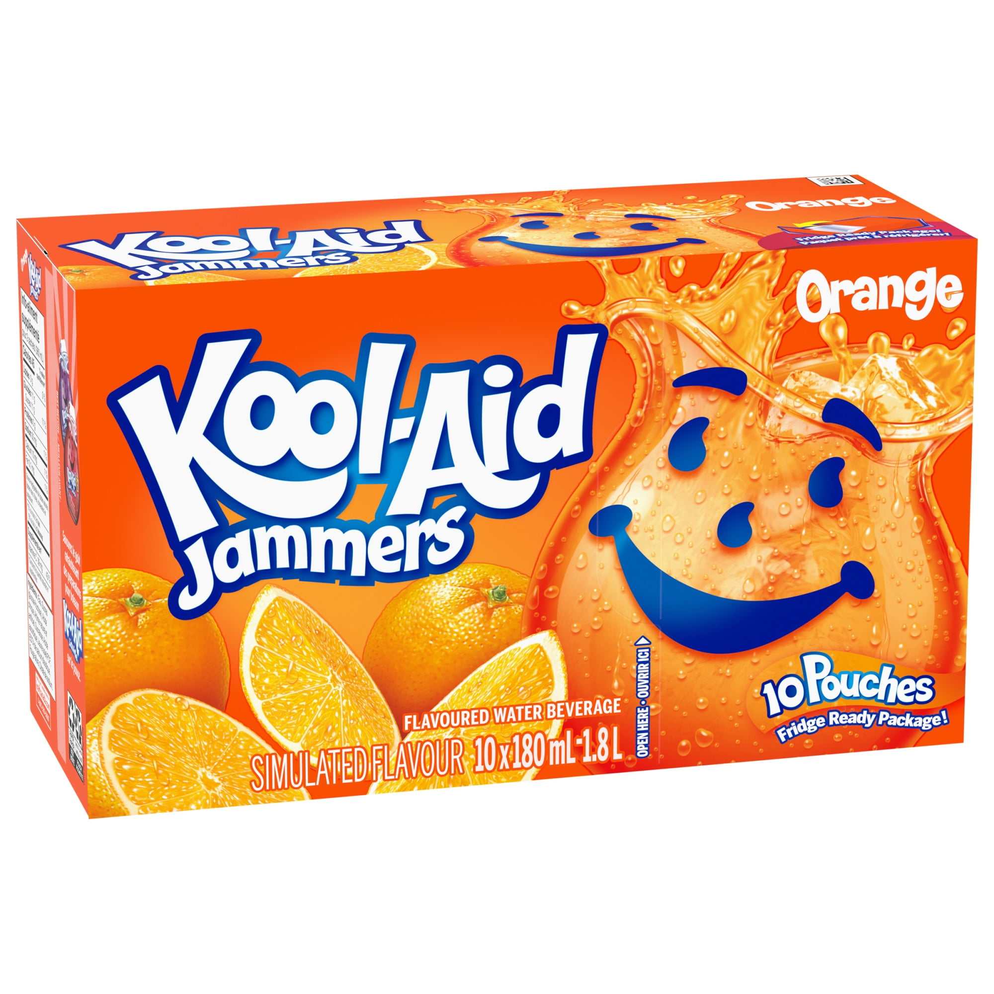 Kool Aid Jammers Orange, 10 x 180ml