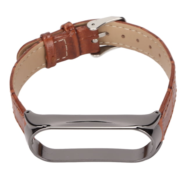 Quick Release Leather Watch Bands Leather Watch Strap Leather Wrist Watch Band Leather Bands For Mi Band 6 Watch Strap For Mi Band 5 Quick Release Leather Watch Bands Bamboo