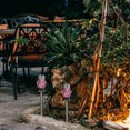 thumbnail image 1 of RUNROTOO 4Pcs Solar Lamps White Design Garden Lighting Ornaments Easy Installation Durable, 1 of 7
