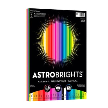 Papier cartonné 25 couleurs assorties "Spectrum" de Astrobrights