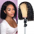 thumbnail image 2 of Curly Bob Wig,Short Bob Wigs Deep Brazilian Hair Wigs Wave Wigs Effortless Installation, 2 of 6