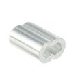 thumbnail image 5 of Uxcell  1.02 x 0.71 x 0.43 inch Cable Wire Rope Aluminum Sleeves Clip Crimping Loop 25 Pcs, 5 of 5