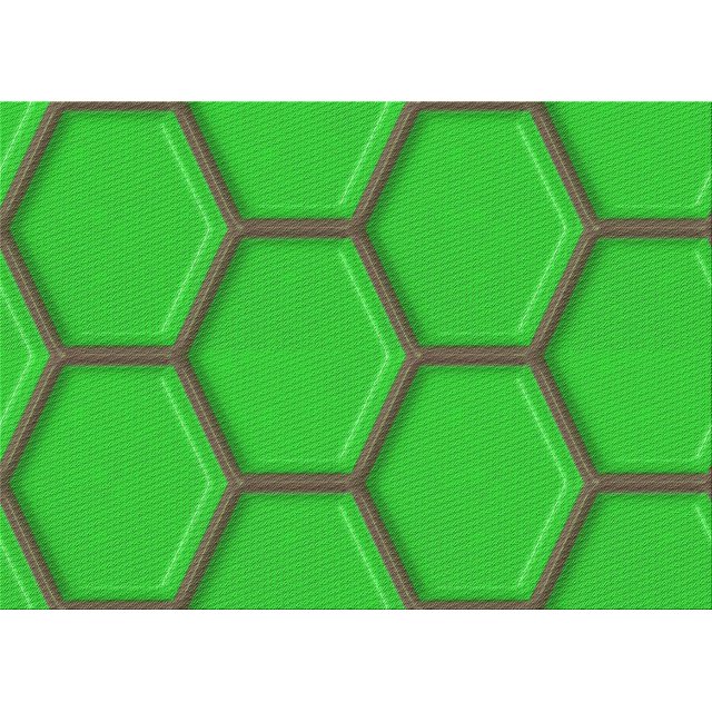Ahgly Tapis Rectangulaire Lavable en Machine Intérieur Transitionnel Vert Lime Foncé, 5 Pieds x 7 Pieds