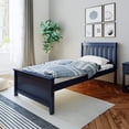 thumbnail image 1 of BEDSMART Solid Wood Twin Size Bed | Blue, 1 of 7