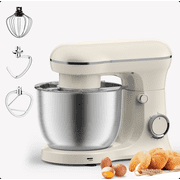 5.5Qt Stand Mixer with Pure Copper Motor, 10-Speed Control & 3 Accessories – Dough Hook, Whisk & Beater, Electric Dough mixers for Home Baking