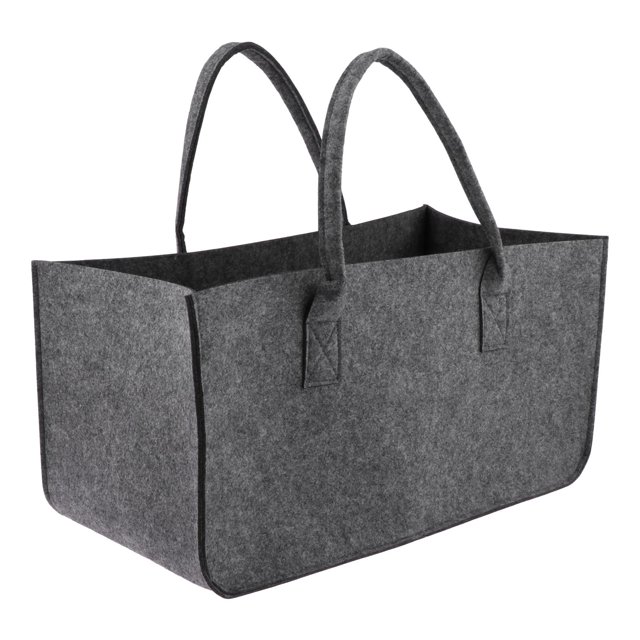 Folding Storage Bin, Storage Basket with Handles, Organizing Toys, Clothes, dark gray