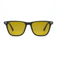 thumbnail image 3 of George Mens Black and Orange Polarized Square Sunglasses, 3 of 3