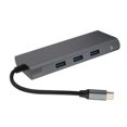 thumbnail image 1 of Station d'Accueil Multifonction, Station d'Accueil de Type C, Accessoires pour Ordinateur Portable Durables Adaptateur de Concentrateur USB 3.0, pour le Transfert d'Informations Informatiques, 1 of 8