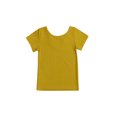 thumbnail image 3 of Faithtur Kids T-Shirt, Solid Color Bowknot Round Collar Short Sleeve Tops, 3 of 9