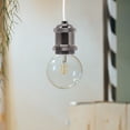 thumbnail image 3 of Shisuyan Lamp Base E27 Thread Lamp Holder Black Aluminum 1Set for Homeowners, 3 of 9