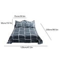 thumbnail image 3 of ABPWLY Ensemble de Literie 3 Pcs Couette 47.2x90.5 Po et 2 Taies d'Oreiller Polyester Toutes Saisons Résistant au Rétrécissement Liquidation Articles de Maison Canada Jours Essentiels pour la Maison Maison, 3 of 6