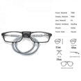thumbnail image 5 of (Grey-3.25 Magnification)Reading Glasses Magnetic Absorption Hanging Neck Funky Readers, 5 of 5