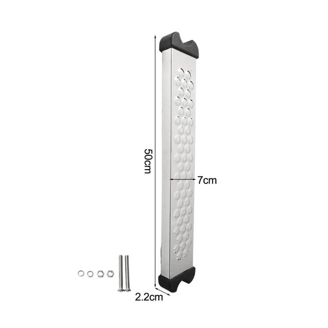 304 stainless steel pool ladder steps with non-slip rubber pads